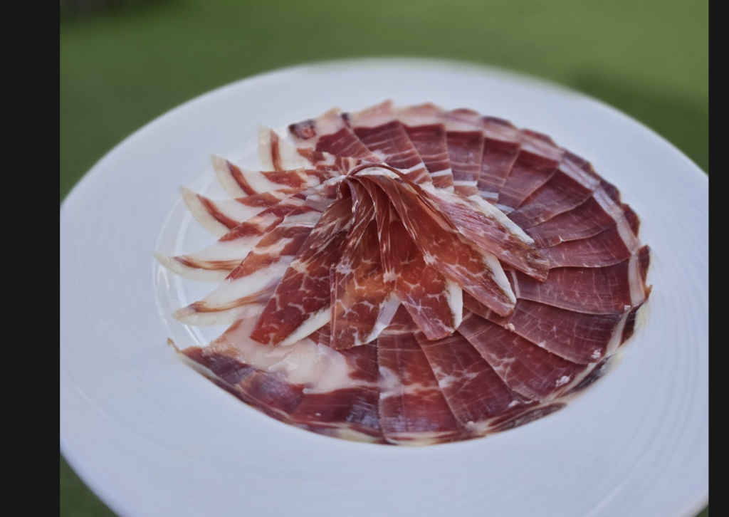 Plato de jamón ibérico en Murcia en Rincón de Alfonso