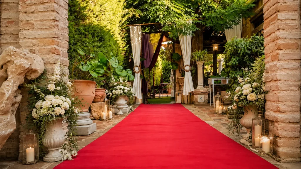 Ceremonia de bodas en Murcia huerta en el Jardín Romano de Rincón de Alfonso